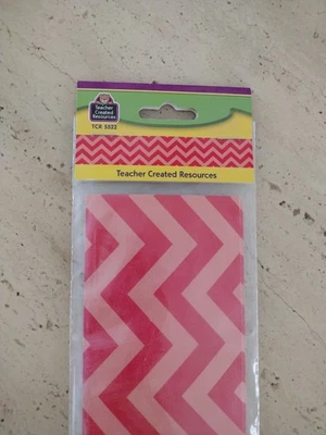 Teacher Created Resources Red And Pink  Chevron Border 35 Feet  Border Trim 5522 - Image 1 of 4