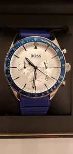 NWT Hugo Boss HB 1513629 Trophy Leather Strap Men's Watch MSRP $200. FREE SHIP! - Picture 1 of 14