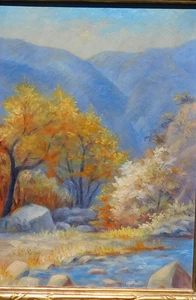 STELLA FISKE EARLY CALIFORNIA LANDSCAPE IMPRESSIONIST - Picture 1 of 3