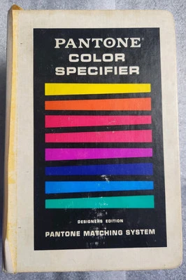 Vintage 1973 Pantone Color Specifier Designer's Edition Ring-Bound Perf Sheets - Image 1 of 4