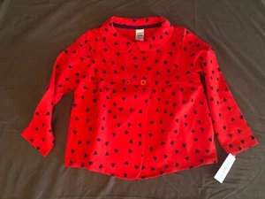 Girl’s Carter’s Heart Sweatshirt 5T - Picture 1 of 1