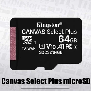 Carte Mémoire Micro SDHC Kingston Canvas Select Plus 64Go - UHS-I CL10 100 Mo/s - Zdjęcie 1 z 4
