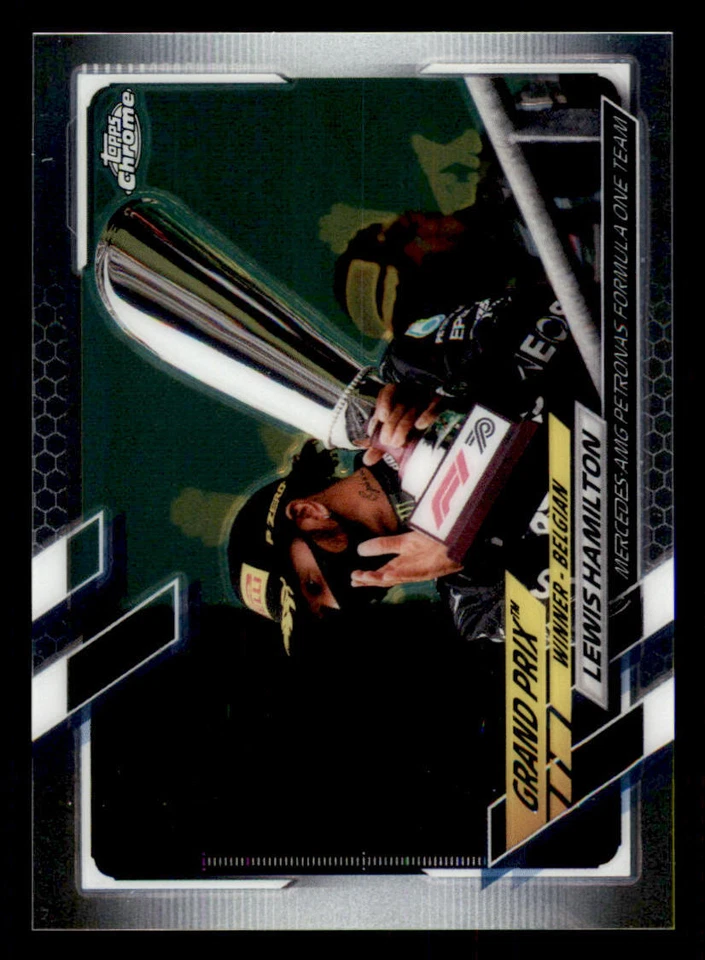 2021 Topps Chrome Formula 1 #144 Lewis Hamilton/Grand Prix Winners - Image 1 of 2