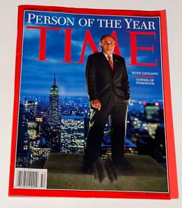 Time Magazine 2001 Dec 11 Person Of The Year Rudy Giuliani Tower Of Strength - Picture 1 of 5