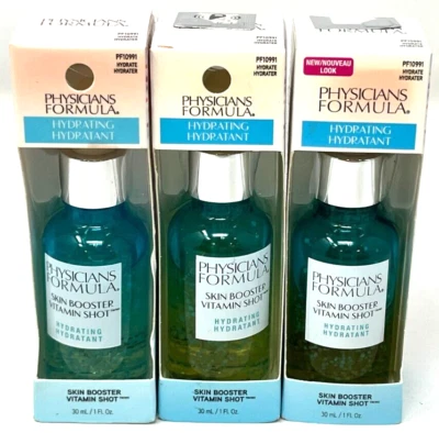 (3) Physicians Formula Hydrating Skin Booster Vitamin Shot NIP PF10991 Hydrate - Image 1 of 3
