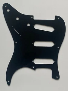 Golpeador de guitarra de 8 orificios 1 capa negro para Fender '57 Strat/Stratocaster - Imagen 1 de 8