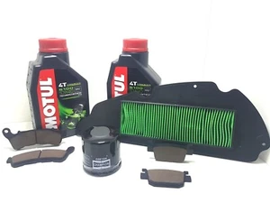 KIT TAGLIANDO HONDA SH 300 2012 OLIO MOTUL 5100 FILTRO ARIA OLIO PASTIGLIE - Picture 1 of 1