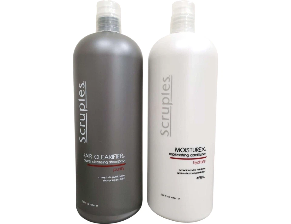 Scruples Clearifier Deep Cleansing Shampoo & Moisturex Replenishing Conditioner - Image 1 of 4