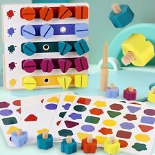 Colorful Nut Kid Learning Resource Montessori Toy Educational Toy for Kids