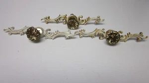 "Perilla y placa posterior de gabinete/vestidor provincial francés vintage de 6"" disponibles" - Imagen 1 de 5