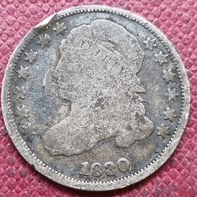 1830 Capped Bust Dime 10c Circulated #89657 - Image 1 of 2