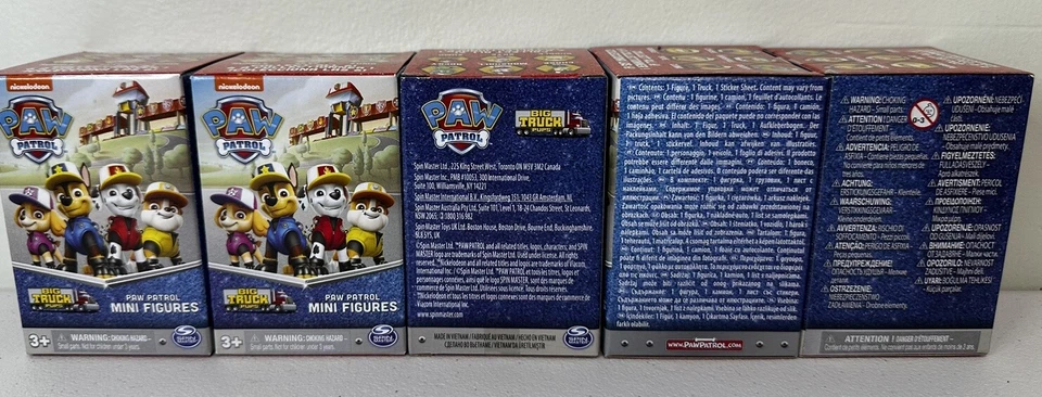 Nickelodeon Paw Patrol Mini Figures blind bag  set of 5