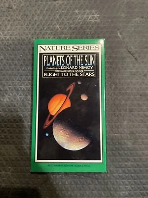 Planets Of The Sun Featuring Leonard Nimoy With Flight To The Stars VHS Rare - Image 1 of 4