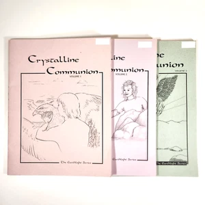 Vtg Crystalline Communion Mineral Properties Healing Frasl Marquist 3 Vol Set - Imagen 1 de 21