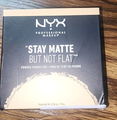 4 PACK NYX PROFESSIONAL MAKEUP Stay Matte But Not Flat Powder Foundation Natural - Image 1 of 2