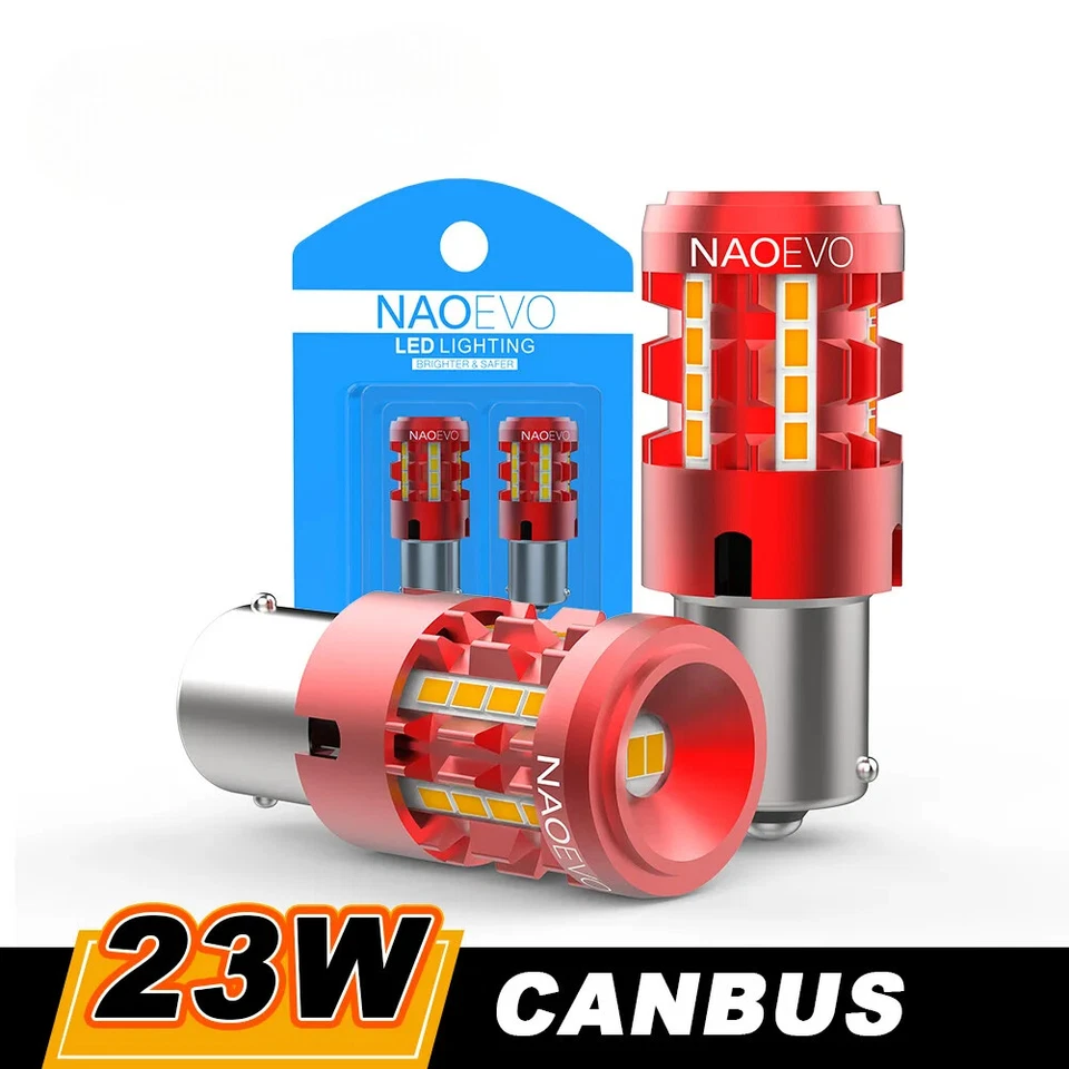 For BA15S 7440 W21W 1156 BAU15S 7443 P21/5W No Hyper Flash 12V Turn Signal Lamp - Image 1 of 4