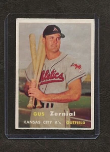 1957 Topps Baseball #253 Gus Zernial, Kansas City Athletics, EX! - Picture 1 of 2