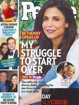 People Magazine September 23 2013 Bethenny Frankel Mary Robert F. Kennedy Jr. - Image 1 of 3