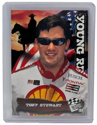 Tarjeta Tony Stewart 1999 Press Pass Young Riders NASCAR Racing The Home Depot #61 Foto 1 de 2