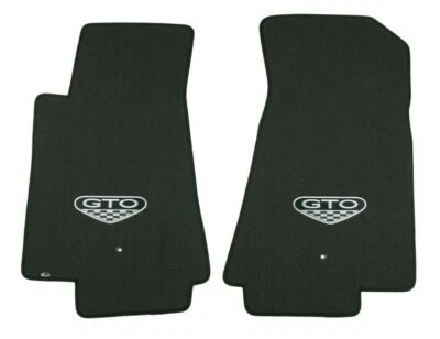 LLOYD MATS Classic Loop FRONT FLOOR MATS with logos fits 2005 2006 Pontiac GTO - Image 1 of 4