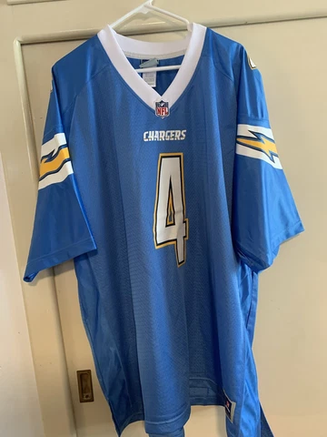 Los Angeles Chargers Michael Badgley Powder Blue Pro Line Jersey Mens 2XL Cover