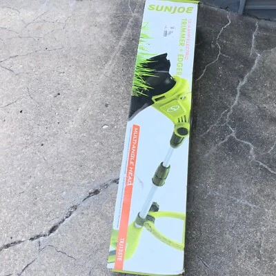 Sun Joe 13” 4 Amp aparador elétrico poste cabeça multiângulo  - Imagem 1 de 4