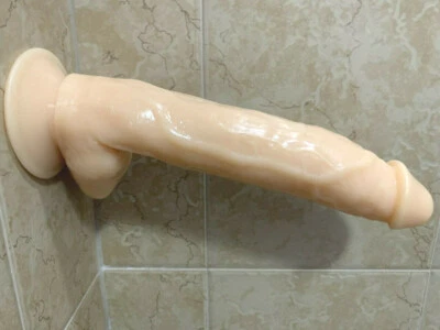 10-Inch-BIG-HUGE-Dildo-Realistic-Waterproof-Suction-Cup-Men-Penis-Female-Sex-Toy - Image 1 of 4