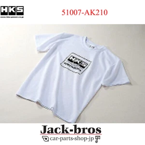 HKS Genuine OEM HKS T-SHIRT POWER & SPORTS WHITE 51007-AK210 - Picture 1 of 2