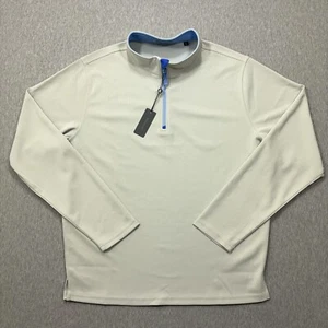Turtleson "Easton" Quarter Zip Pullover Herren Large Pearl Essentials Collection - Bild 1 von 8