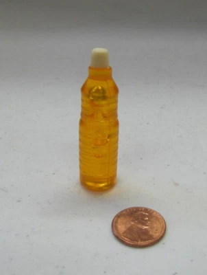 Vtg Barbie Doll Mattel Orange Bottle Drink Food Grocery Store Diorama Prop - Image 1 of 3