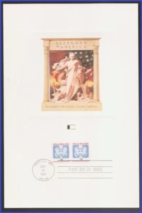 USA3 #O147 U/A FLEETWOOD PROOFCARD FDC Great Seal - Bild 1 von 1