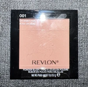 NEW ~ REVLON Powder Blush ~ #001 Oh Baby! Pink ~ Buildable & Smooth ~ .17 oz. - Picture 1 of 3