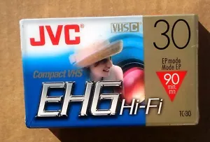 JVC TC-30 EHG Hi-Fi Compact VHS -C Modus EP - Neu in Verpackung versiegelt - Bild 1 von 3