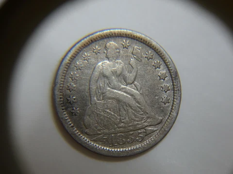 1855 P Seated Liberty 10C - Full Liberty, You Grade It (#Tk52) Cover
