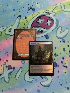 DIY Phyrexian Altar Extended Art Foil Mtg Play Test Card - Picture 1 of 2