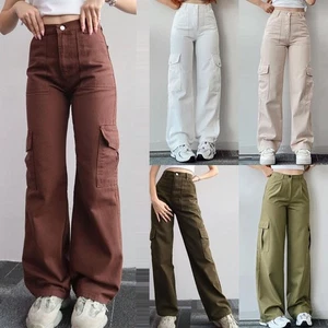 Sweatpants Womens Trousers With Pockets 2023 Bottom Breathable Corduroy - Picture 1 of 18