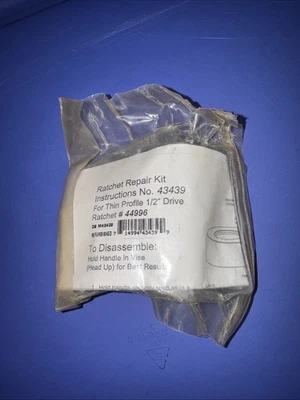 NEW Craftsman 1/2" Ratchet Repair Kit # 43439 USA Quick Release Sealed NOS - Image 1 of 4