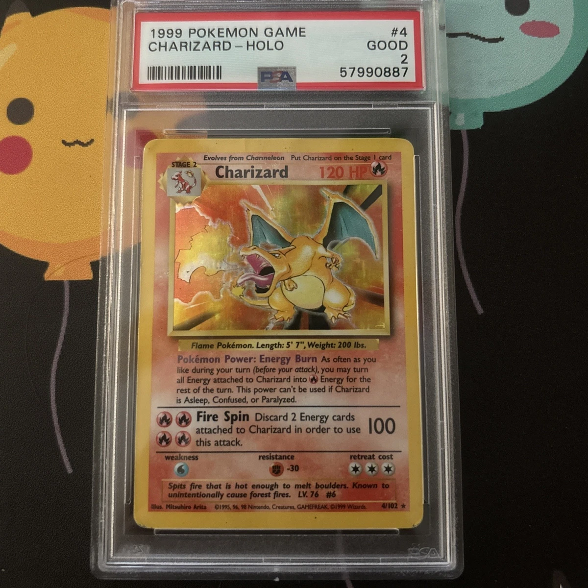 Pokémon TCG PSA Grade 2 Individual Collectible Card Game Cards for