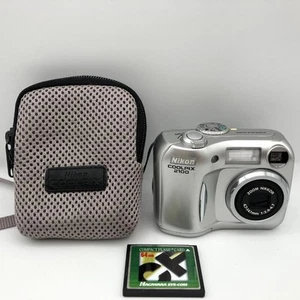 Nikon Coolpix 2100 Digital Camera 2.1MP Compact 3x Zoom Tested Works - Picture 1 of 10
