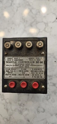 LIONEL Whistle controller No. 66 Train Vintage - Image 1 of 4