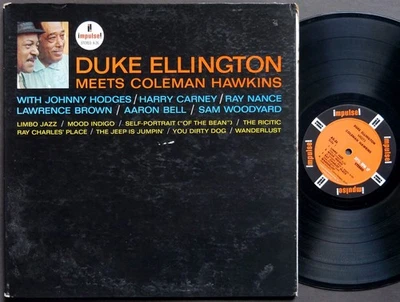 DUKE ELLINGTON Meets COLEMAN HAWKINS LP IMPULSE! AS-26 RVG Johnny Hodges - Image 1 of 2