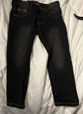 Pantalones de mezclilla Phat Farm ajustados lavados oscuros talla 2T bolsillos para niños pequeños. Foto 1 de 4