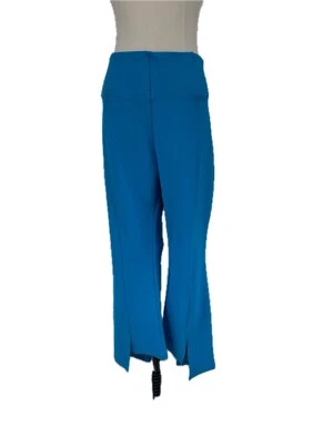 NWT Slim Factor by Investments Split Leg Crop Pants XL Blue Danube - Image 1 of 4