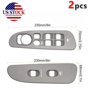 Para Dodge 02-10 Ram 1500 2500 3500 Bisel del interruptor de la ventana de la puerta del conductor / pasajero - Imagen 1 de 17