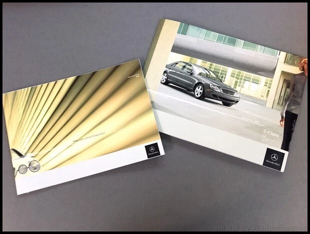 2005 Mercedes Benz S-Class 36-page Car Sales Brochure Catalog S500 S430 S55 AMG Foto 1 de 4