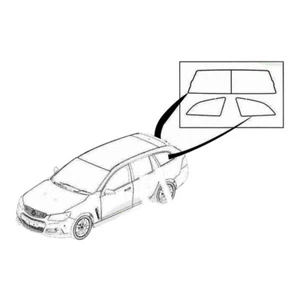 Parasol de privacidad de carga trasera Holden genuino para VE VF VF2 Serie 2 Sportwagon - Imagen 1 de 6