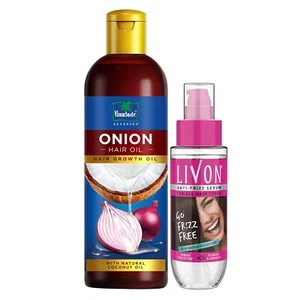 Aceite para cabello de cebolla avanzada paracaídas 200 ml y suero para cabello Livon 50 ml - Imagen 1 de 3