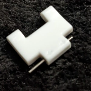 Spare Watch Links For WHITE Fossil Stella resin plastic bracelet 18mm w/ 9mm lug - Picture 1 of 3