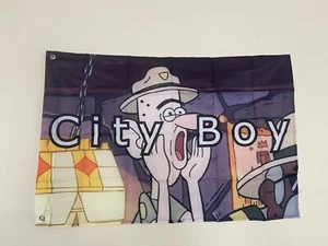 City Boy Decorative Flag 2x3 Foot Dorm Funny Gravity Falls - Picture 1 of 1