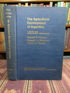1969 Fienup THE AGRICULTURAL DEVELOPMENT OF ARGENTINA South America History 1st - Picture 1 of 10
